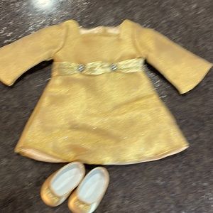 American Girl Doll Dress and shoes